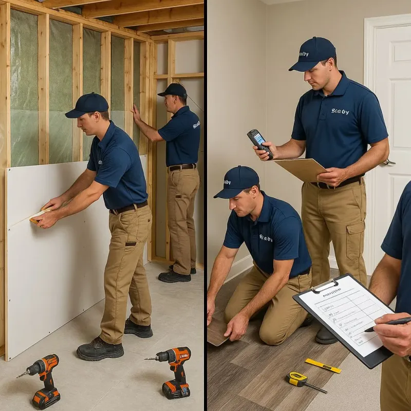 Repairs and Reconstruction process in Double Oak, TX